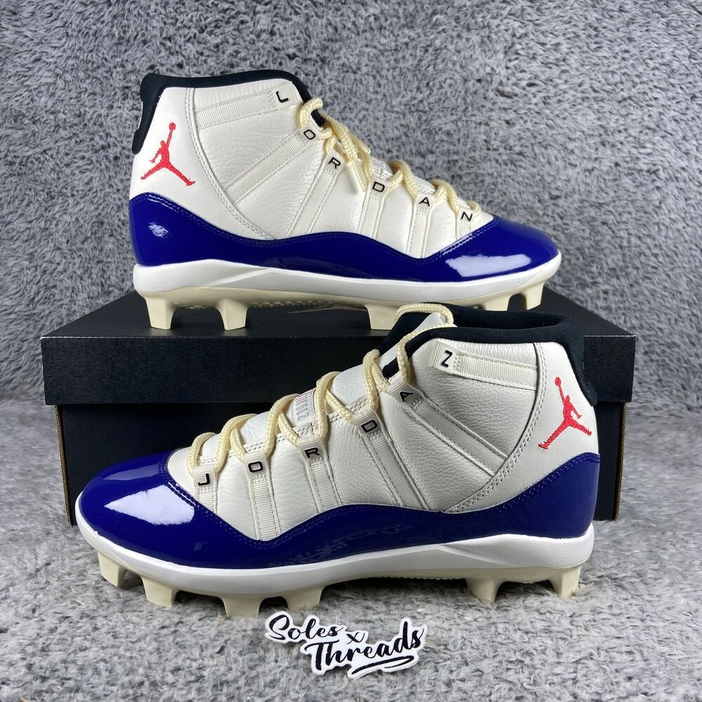 Air Jordan 11 Metro MCS Baseball Size 9 Men Sail Deep Royal Fire Red HM7326-100